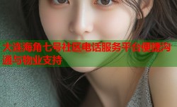 大连海角七号社区电话服务平台便捷沟通与物业支持