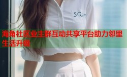海角社区业主群互动共享平台助力邻里生活升级