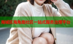 海城区海角路社区一站式服务治理平台
