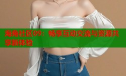 海角社区09：畅享互动交流与资源共享新体验
