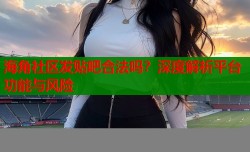 海角社区发贴吧合法吗？深度解析平台功能与风险
