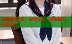 注册海角社区，轻松交友、语音聊天、分享生活