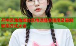 开州区海角滩社区电话服务指南及最新联系方式大全