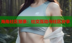 海角社区登录：社交互动与社区分享