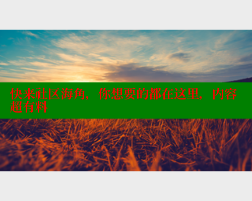 快来社区海角，你想要的都在这里，内容超有料 2025海角首页登录入口 第1张