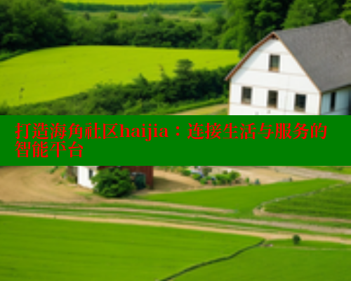 打造海角社区haijia：连接生活与服务的智能平台