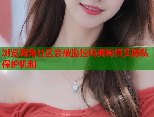 浏览海角社区会被监控吗揭秘真实隐私保护机制  第2张
