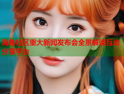 海角社区重大新闻发布会全景解读互动分享平台  第1张