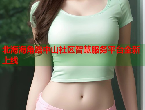 北海海角路中山社区智慧服务平台全新上线  第1张